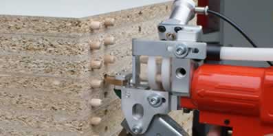 Handheld gun as glue and dowel inserter - GANNOMAT Selekta - Features and Benefits