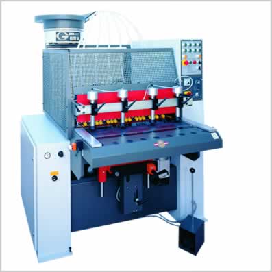 Machines pour le perage, lencollage et linsertion de tourillon dans les panneaux et pour le bois massif - GANNOMAT