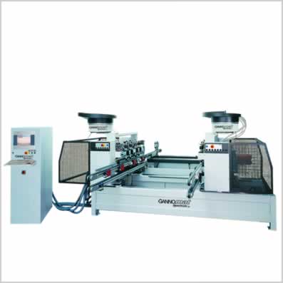 Machines pour le perage, lencollage et linsertion de tourillon dans les panneaux et pour le bois massif - GANNOMAT