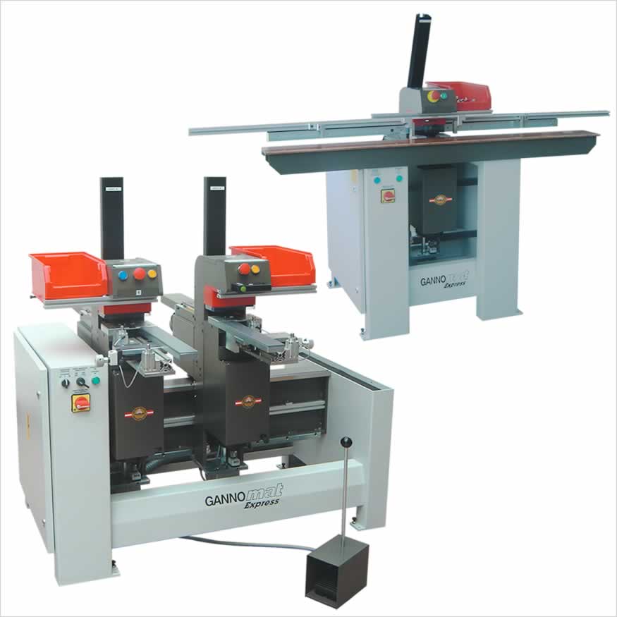 Machine pour le perage et linsertion de boitier dassemblage semi-ouverte, alimentation par chargeur - GANNOMAT Express RTA