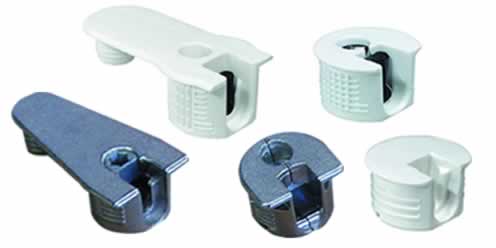 Hardware drill and insertion machine with magazine feeding for Read To Assemble RTA fittings as well as for Knock Down KD connecting fittings - GANNOMAT Express RTA - Features and Benefits