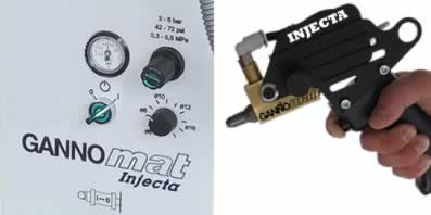 Elektronisch gesteuertes Leimauftraggerät bzw. Leimangabegerät - GANNOMAT Injecta HD - Features und Vorteile